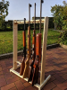 Waffenständer Gewehrständer Gun Rack Bausatz aus Holz für 6 Langwaffen aller Art incl. Versand