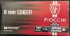 Munition Fiocchi 9mm 115gr