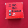 Alte RWS Knallpatronen Cal. 35, 25 Stück