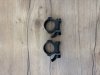 EAW Aufkippmontage Oberteile mit 30-mm-Ringen Bauhöhe 15mm für Picatinny- / Weaverschiene