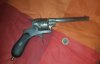 Antique revolver Lefaucheux with markings