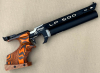 PRESSLUFTPISTOLE WALTHER LP500 EXPERT "ORANGE - GRIFF" - 1 X Alu-Kartusche