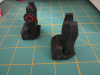 IMI Back Up Sight Polymer für AR15 u.a., BESTZUSTAND,