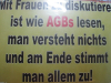 Blechschild -Allgemeine Geschäfts Bedingungen