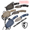 Neck Knife Messer -SCHWARZ- | sehr scharf | Survival Outdoor Messer | Alltagshelfer