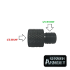 Gewindeadapter von 1/2X28 - 1/2X20 o. 1/2X20 - 1/2X28 Schalldämpfergewinde Laufgewinde Waffengewinde