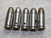 5 Stück ORIG. ZOLL FN10/22 - HK4 EX-PATRONEN aus den 60er Jahren 7,65er von F.N.