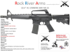 AR15 Retro A1 Carbine SBR Rock River Arms .223Rem. Neu Colt M16