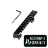 Stinger 11mm Prismenschiene zu 22mm Picatinny / Weaver Adapter 1 teilig