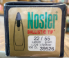 100 Nosler Geschosse .22 Ballistic Tip 55 grs