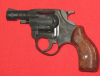 RÖHM Schreckschuss- Revolver, eine RÖHM RG 76 mit der PTB 140 / 2 in 6mm FLOB. PLATZ
