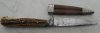 Jagd Messer Lederhose Steckmesser Antik