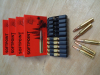 5 Schachteln (100 Stück) Patronen Geco (RWS/RUAG) 308 Win., 11,0 Gramm, 170 grain