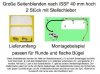2 Stück Seitenblenden für Schiessbrillen weiss nach ISSF 40 mm hoch