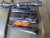 AK47 Deckel Konvolut mit Optikmontagen und Walther Optiken