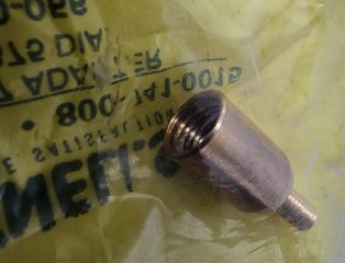 Brownells 8/32x5/16x27 Adapter Brass 375 DIA Neu