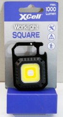 XCell Work Square LED Akku Leuchte MINI | Magnethalter Rückseite | max. 1000 LUMEN Licht - USB-C Lad