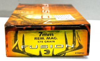 20 Schuss FEDERAL 7MM REM MAG 11,3g 175gr JAGD MUNITION FUSION Blei Geschoss 7 MM Remington Magnum