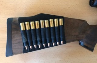 NEU: SCHAFTMAGAZIN KUGEL PATRONENETUI SCHAFTETUI 9 SCHUSS MUNITION BLITZETUI FÜR ANSITZ + DRÜCKJAGD!