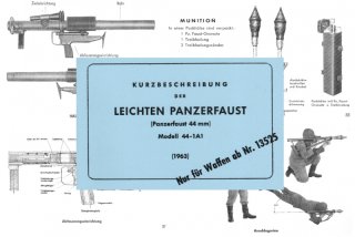 Nachdruck Bedienungsanleitung leichte Panzerfaust 44 (BW)