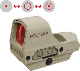 Holosun HS510C FDE Offenes Reflex Rotpunktvisier 2MOA DOT 65MOA Kreis H&K 243 G36 AR10 15 CR223