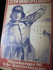 WEHRBEREITSCHAFT -war schon mal!!! Spruch auf Blech 20x30 cm