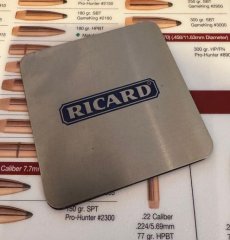 Ricard Untersetzer – Stainless-Optik – Stilvoll für Sportschützen & Jäger