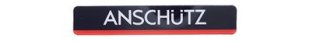 014911, ANSCHÜTZ, Aufkleber "ANSCHÜTZ" Schwarz/Rot, 9,5 cm x 1,7 cm, NEU