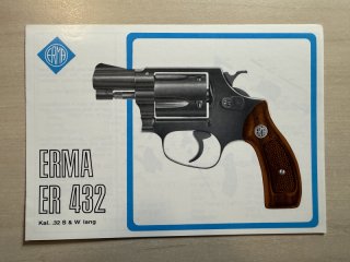 Bedienungsanleitung Pistole Erma ER 432 - NEU