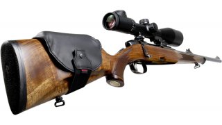 AKAH Schaftrückenerhöhung schwarz | schneller intuitiver Anschlager bei hohen Montagen Optik Zielfer