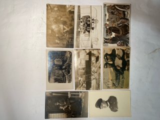 Dt.Reich Luftwaffe Kavallerie Foto Feldpost Saarbrücken 1915 No MG15 P08 Dolch