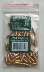 Geschosse Wiederlader .204 *bleifrei* Impala