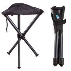 Dreibein-Sitzstuhl für Drückjagd; Pirsch ... Walkstool | nur 700g > Sitzhöhe 60cm > bis 175kg belast