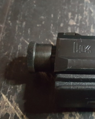 Original HK Heckler & Koch Rändelmutter Gewindeschutz für USP 45 HK45 M16X1 links