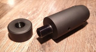 Schalldämpferadapter CZ 455/457 Varmint