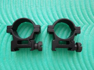 Kipp/Fest-Montage RINGE f. ZFR m. 25,4/26mm Rohr & 22mm WEAVER BH 10mm TOP verarbeitet!