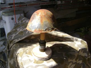 Helmständer Birke M24 Handgranate