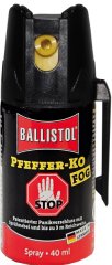 40ml Hochw. Pfefferspray K.O. FOG Sprühnebel – 11 % OC / 2,5 Mio. Scoville - Ballistol Abwehrspray