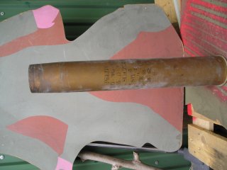 Messinghülse Nr.1 RUSSISCH ca 85mm Absolut selten