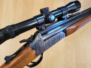 Bockbüchsflinte Carrera Atlas Kal. 20/70 & .22 Magnum Handspanner Tasco 4x32 Abs 1 Savage