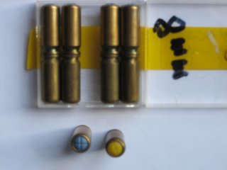 ** 10 Stk.alte Gaspatronen - WADIE - 8 mm - für Pistole **