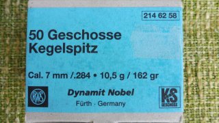 50 RWS KS Geschosse .284/7mm 10,5/162gr.****einfach mal ansehen kostet nichts