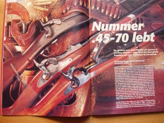 Visier-Heft ** Schießen mit Büffelbüchsen - Springfield-Trapdoor .45-70 **