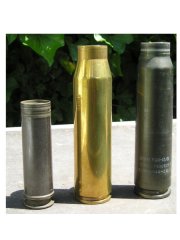 3 STÜCK Messing- und ALU Hülsen Bundeswehr und US Army Ausstellungsstücke