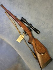 Repetierer 7x64 DWM Mauser Modelo Argentino 1909 mit Wappen Ganzschaft DIASTA 6x42 Dioptrien verstel