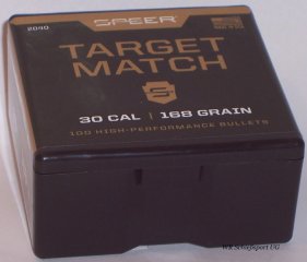 100St. SPEER .30(.308) - 168 - HPBT - MATCH - #2040 - Versand ab 6,40€