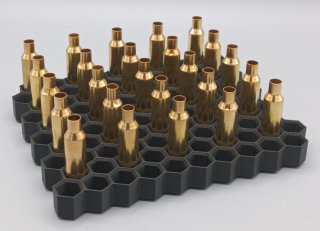 Ladebrett für 100 Hülsen – passend für .308 Win. / Standard-Stoßbodenmaß – stapelbares Design