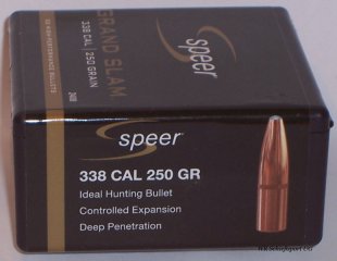 50St. SPEER .338(.338Dia.) - 250 - GRAND SLAM -#2408 - Versand ab 6,40€