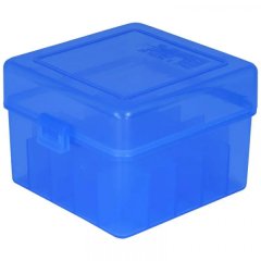 BERRYS Patronenbox BLUE 25er 20 GAUGE | für 25 Stück Schrotpatronen 20/70 20/76 BLUE CLEAR / Klar