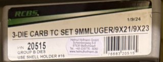 9mm Luger Hartmetall Matrizensatz RCBS